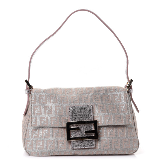 ハンドバッグ MAMMA BAGUETTE SMALL JACQUARD Mamma Baguette Small Fabric Blue | Fendi