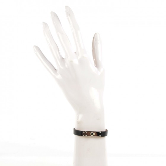 送料込み【HERMES】エルメス BLACK CHAMONIX KELLY BRACELET Hermès Kelly Dog Black Chamonix Bracelet ○ Labellov ○ Buy