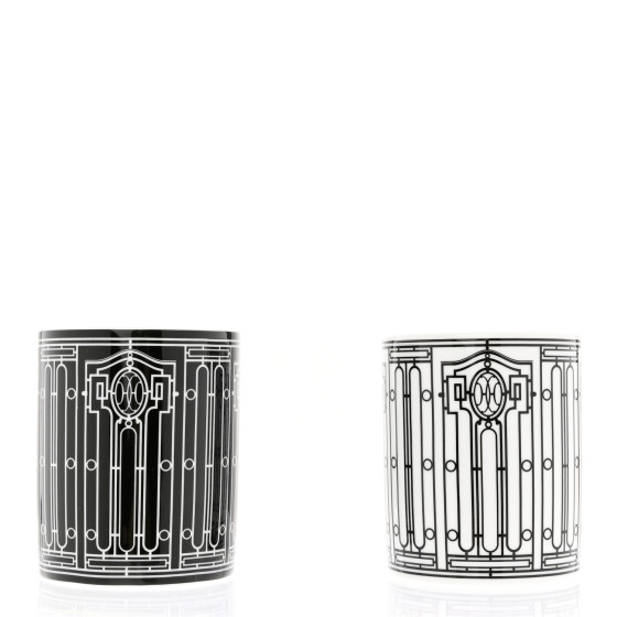 HERMES Porcelain H Deco Mug Set Of 2 1220868 | FASHIONPHILE