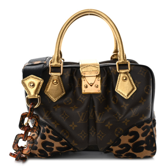 LOUIS VUITTON Monogram Leopard Adele