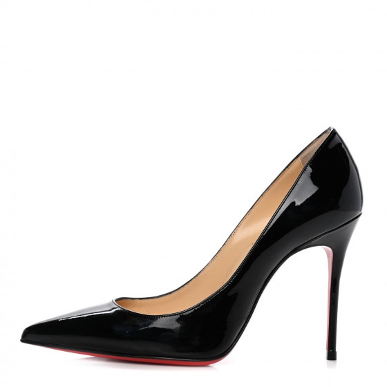 【未使用】Louboutin DECOLLETE 554 (35.5) CHRISTIAN LOUBOUTIN Patent Decollete 554 100 Pumps 35.5