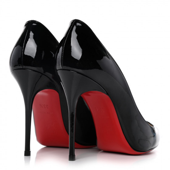 【未使用】Louboutin DECOLLETE 554 (35.5) CHRISTIAN LOUBOUTIN Patent Decollete 554 100 Pumps 35.5