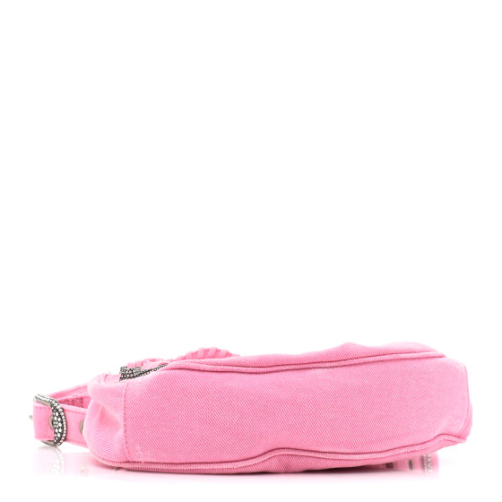 【BALENCIAGA】チェーンbag ミディアム ロゴ pink／blackカラー BALENCIAGA】チェーンbag ミディアム ロゴ pink／blackカラー