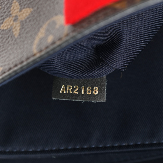 LOUIS VUITTON Monogram Georges MM Marine Cherry 1125607