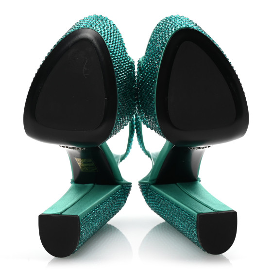 空箱　CHANEL, PRADA, HERMES 、Tiffany PRADA Satin Crystal Triangle Logo 40/135mm Platform Sandals
