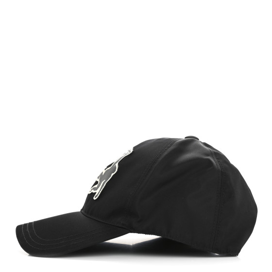 PRADA Nylon Baseball Monkey Cap M Black 1712466 | FASHIONPHILE