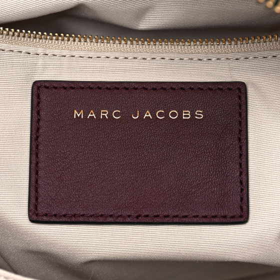 MARC JACOBS Calfskin Graffiti Satchel Bag Off White 1165344