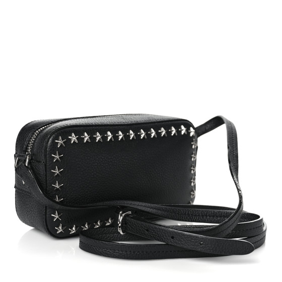 【良品】JIMMY CHOO PEGASI BLACK CAMERA BAG Jimmy Choo - Pegasi Black Leather Camera Bag | Mitchell Stores