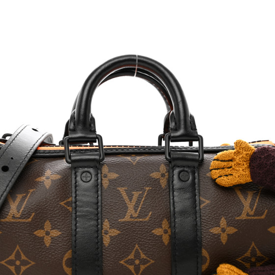 LOUIS VUITTON Monogram Monkey Puppet LV Friends Keepall XS