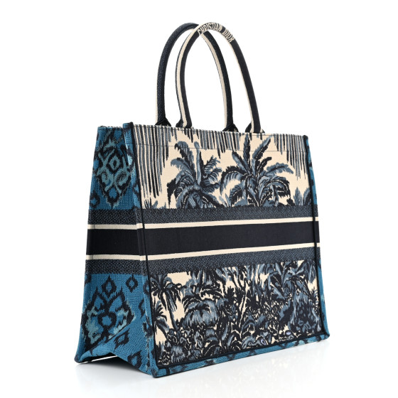 クリスチャンディオール Christian Dior CHRISTIAN DIOR Canvas Embroidered Large Palm Tree Toile De