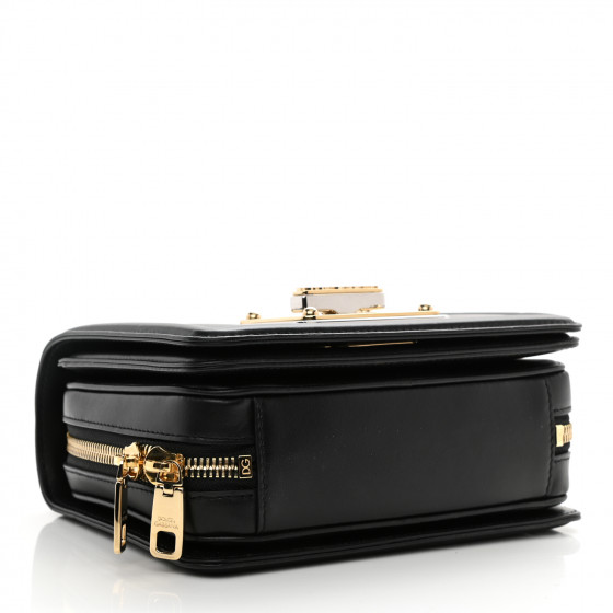 希少 DOLCE&GABBANA ドルガバ Lola レザー クロスボディバッグ DOLCE & GABBANA Calfskin Lola Crossbody Bag Black 1101750