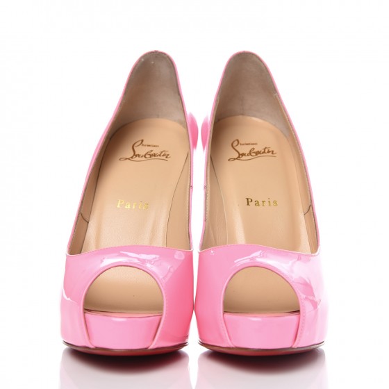CHRISTIAN LOUBOUTIN Patent New Very Prive 120 Pumps 38.5