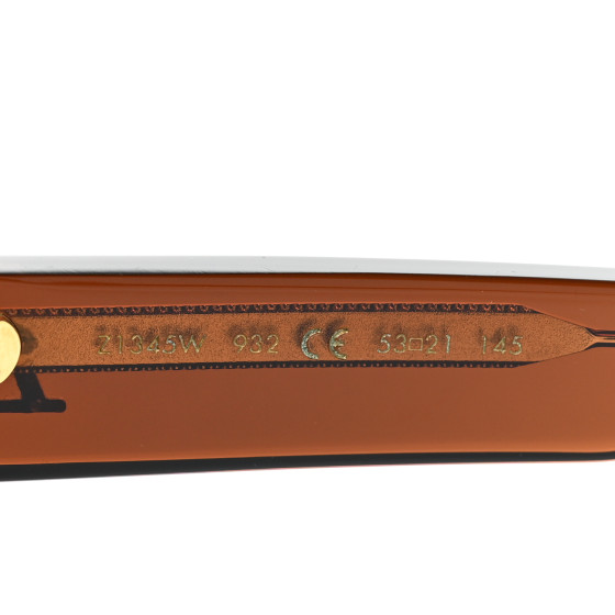LOUIS VUITTON Acetate Hopscotch Sunglasses Z1345W Brown