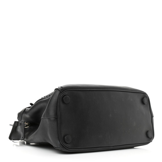 PRADA City Calf Hand Stitched Small Galleria Double Zip Tote