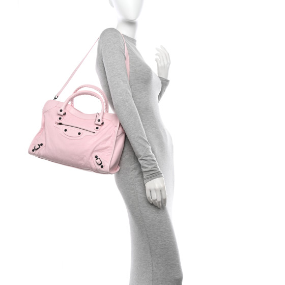 ◆BALENCIAGA◆Le City T Arena Storico レザー バッグ ピンク BALENCIAGA Arena Storico Classic Hardware Medium Le City