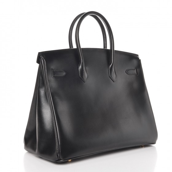 HERMES Box Birkin 35 Black 314132 | FASHIONPHILE