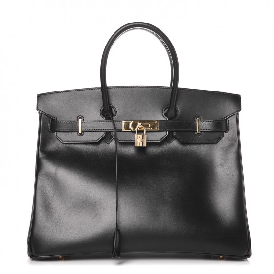 HERMES Box Birkin 35 Black 314132 | FASHIONPHILE