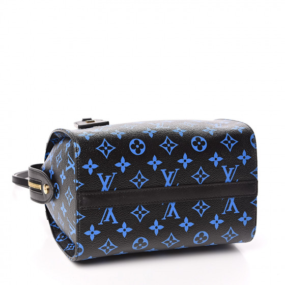 LOUIS VUITTON Colored Monogram Speedy Amazon PM Blue Black