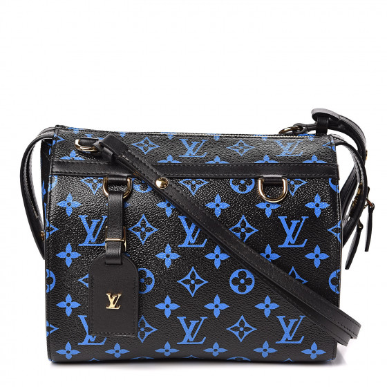 [SALE]ヴィトン Vuitton ヴェルソ LV ブルーム アズールブルー LOUIS VUITTON Monogram Aquagarden Mini Soft Trunk Abyss Blue