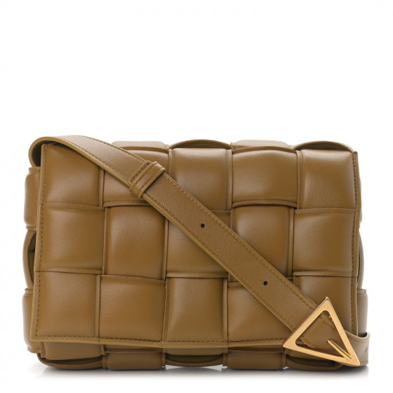 【BOTTEGA VENETA】Padded Cassette Bag Acorn BOTTEGA VENETA Nappa Maxi Intreccio Padded Cassette