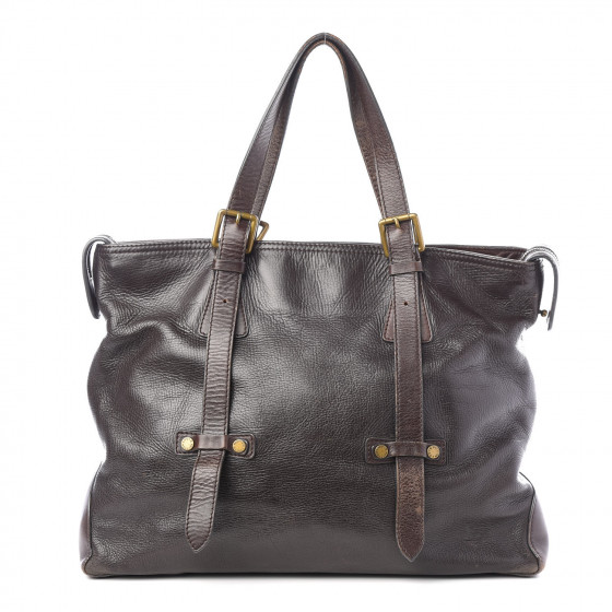 LOUIS VUITTON Utah Kiowa Tote Coffee 566086 | FASHIONPHILE