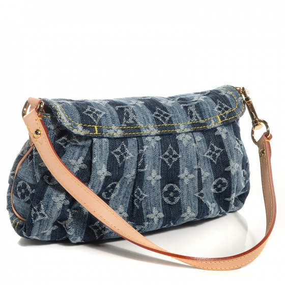 LOUIS VUITTON Denim Raye Mini Pleaty 78047 | FASHIONPHILE