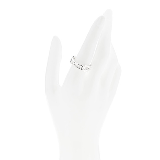 TIFFANY Sterling Silver Paloma Picasso Knot Ring 57 8