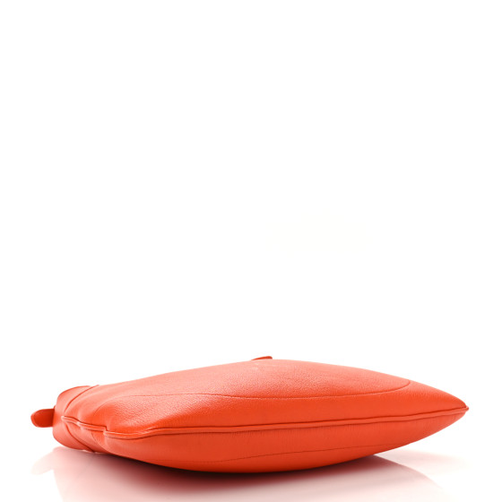 GUCCI Goatskin Medium Aphrodite Shoulder Bag Deep Orange