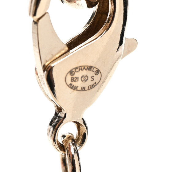 CHANEL Metal Beaded CC Bracelet Gold 1339983 | FASHIONPHILE