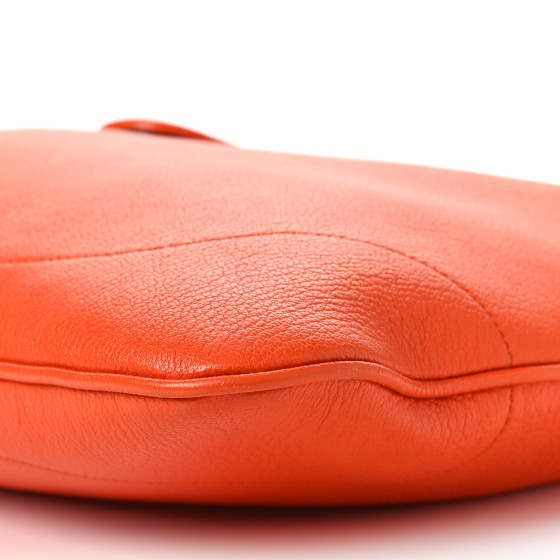 GUCCI Goatskin Medium Aphrodite Shoulder Bag Deep Orange