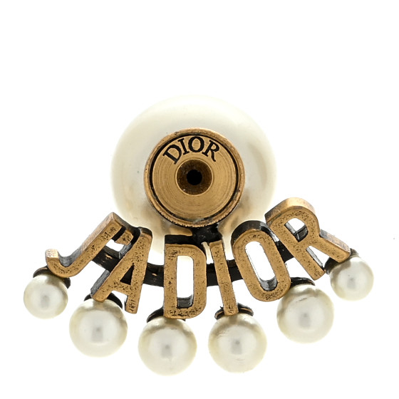CHRISTIAN DIOR Pearl J'Adior Dior Tribal Earrings 1339155