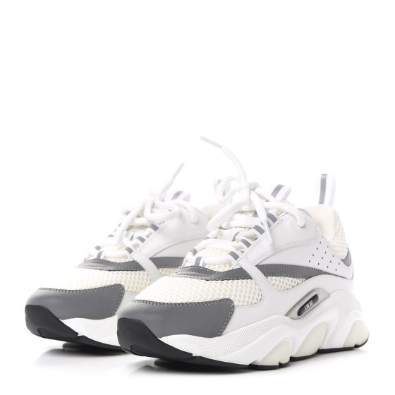 CHRISTIAN DIOR Technical Mesh Calfskin Mens B22 Sneakers 37