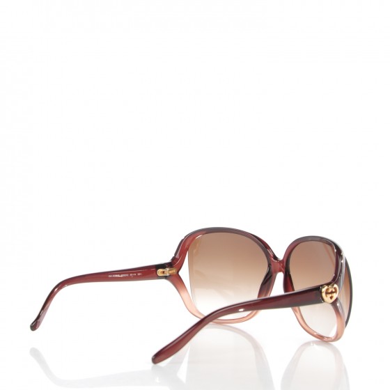 GUCCI sunglasses Heart brown 赤茶 ラブリーハート GUCCI GG Heart Sunglasses 3500/S Brown 129907 | FASHIONPHILE