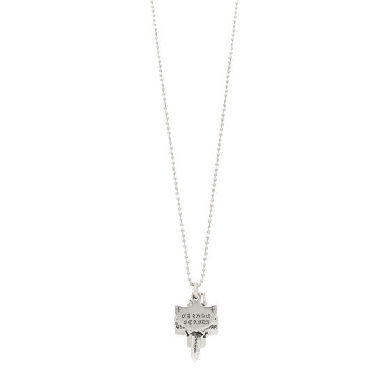 CHROME HEARTS Sterling Silver Three Trinkets Necklace
