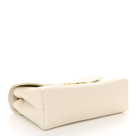 【CELINE直営】早い者勝セール!スモール キュイル バッグ White CELINE Supple Calfskin Teen Victoire White 1546552