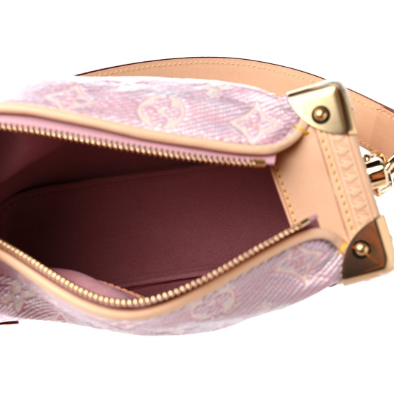 LOUIS VUITTON Monoglam Side Trunk Rose 1320579 | FASHIONPHILE