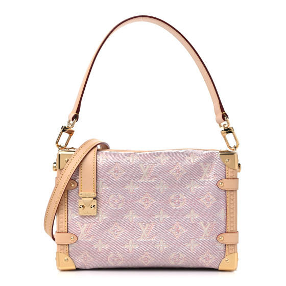 LOUIS VUITTON Monoglam Side Trunk Rose 1320579 | FASHIONPHILE