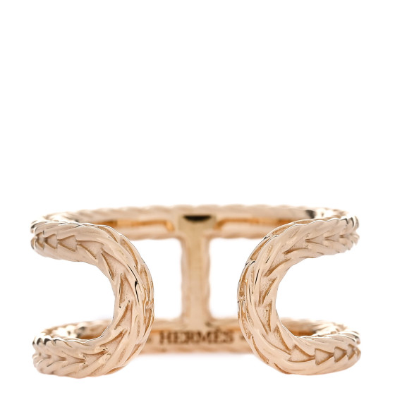 (HERMES)Chaine d'ancre Danae ring PM HERMES 18K Yellow Gold PM Chain d'Ancre Danae Ring 50 5.25