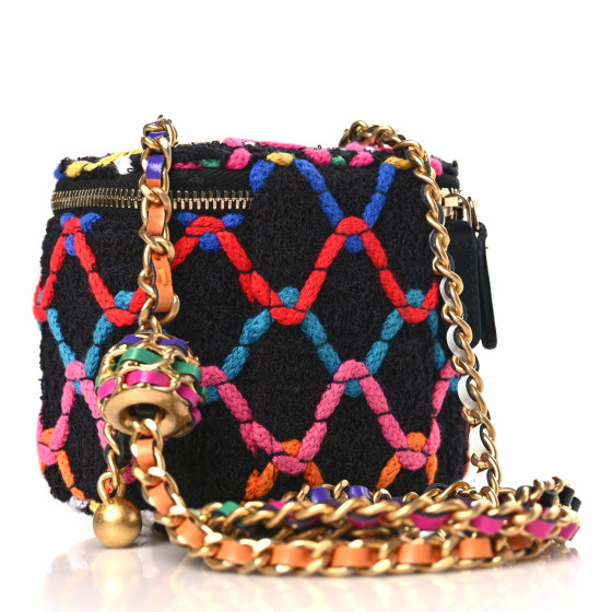Tweed Chain Vanity Bag