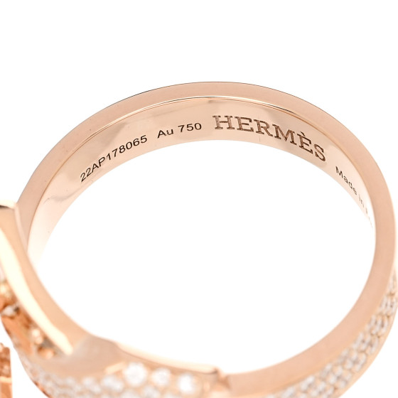 【ローズゴールドが輝く☆】HERMES リング Kelly Gavroche Kelly Gavroche ring | Hermès USA