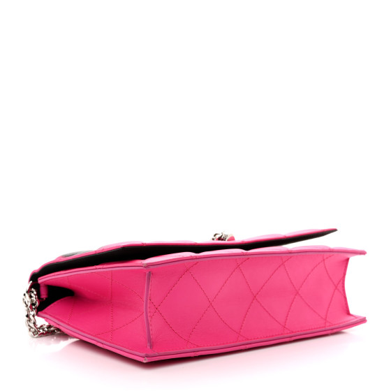 ALEXANDER MCQUEEN Calfskin Quilted Graffiti Skull Medium