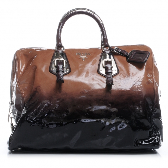 PRADA バッグ PRADA Vernice Sfumata Bowler 47800 | FASHIONPHILE