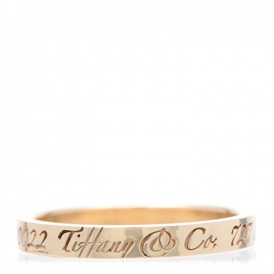 ティファニーTIFFANY 7.5号ノーツナロー リングFifth Avenue Tiffany & Co. Sterling Silver Notes 727 Fifth Avenue New
