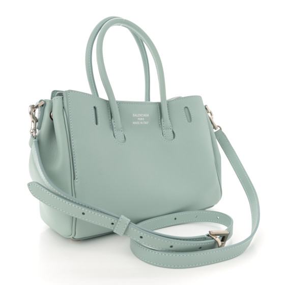 BALENCIAGA Smooth Calfskin Mini Bel Air Carry All Bag
