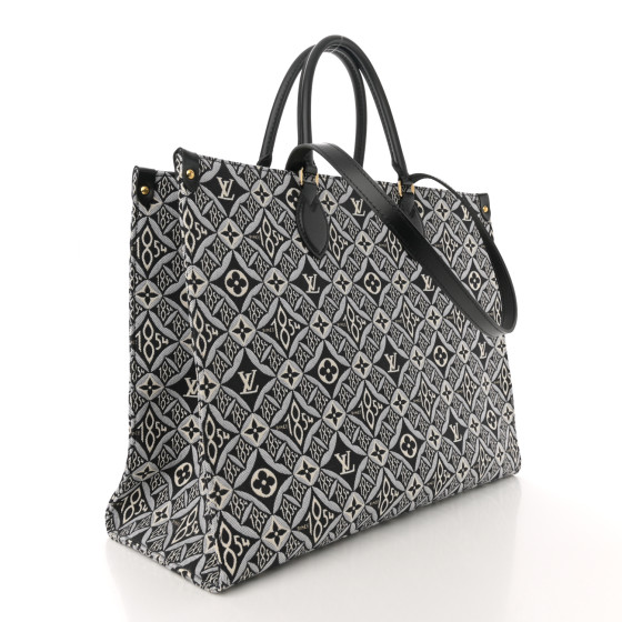 【LOUIS VUITTON】ラフィア(ヤシ)製 リヴァージュ GM Pre-Owned Takashi Murakami x Louis Vuitton White Multicolore