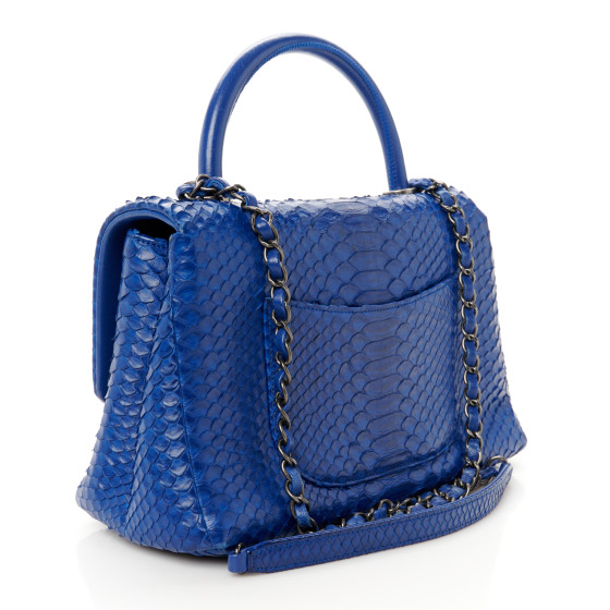 【ヴィンテージ】Rank:S☆Chanel Blue Small Coco Series29 Bag b6447982ad8c710adb4305bf535e26