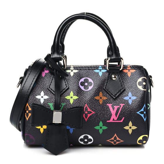 LOUIS VUITTON LV X TM Monogram Multicolor Nano Speedy Black