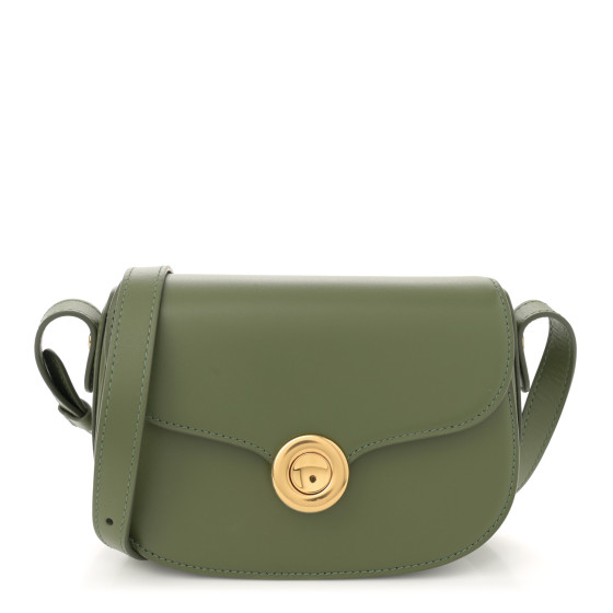 ショルダーバッグ・ポシェット Loro Piana Ghiera Small Bag In Smooth Leather Small Ghiera bag Smooth Calfskin Dark Lichen Green/Kummel