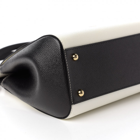 DOLCE & GABBANA ☆ Black White AラインSICILYワンピース 入荷 Dolce & Gabbana Sicily Small Shoulder Bag | LN-CC