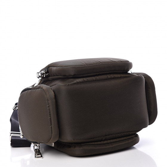 PRADA Tessuto Nylon Pocket Top Handle Cargo Bag Mimetico